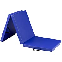 COSTWAY Estera de Yoga Deportiva Plegable 183X61X5CM Colchoneta de Gimnasia Entrenamiento Alfombrillas de Fitness